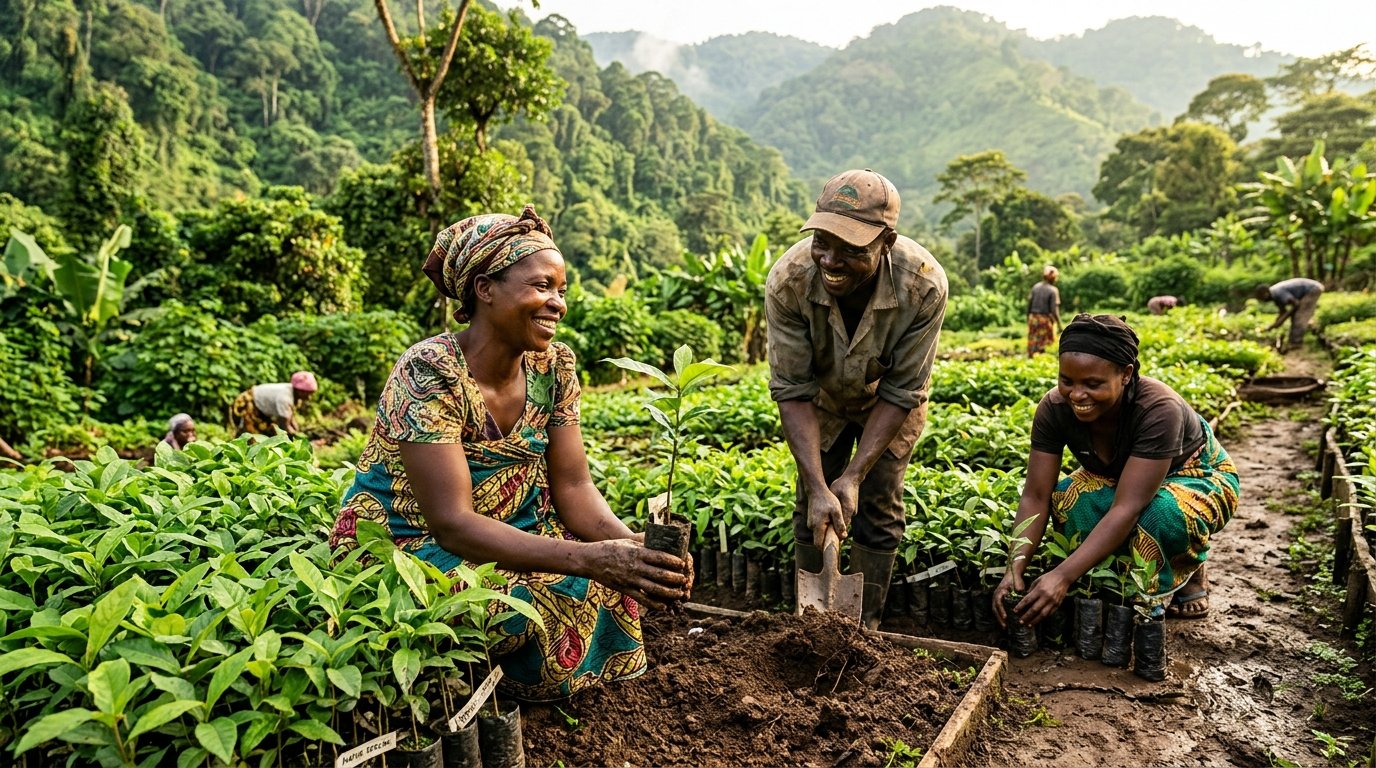 Conservation de la biodiversité & pépinières communautaires